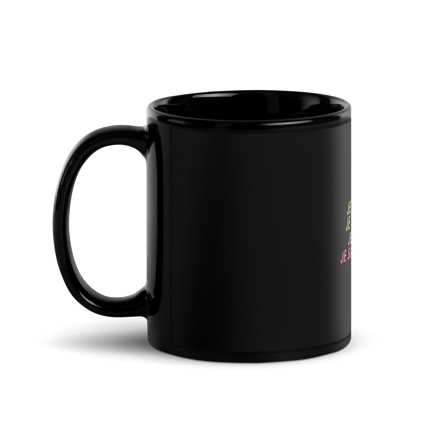 Tasse brillante noire