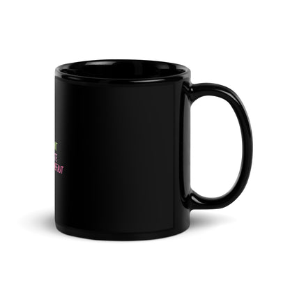 Tasse brillante noire